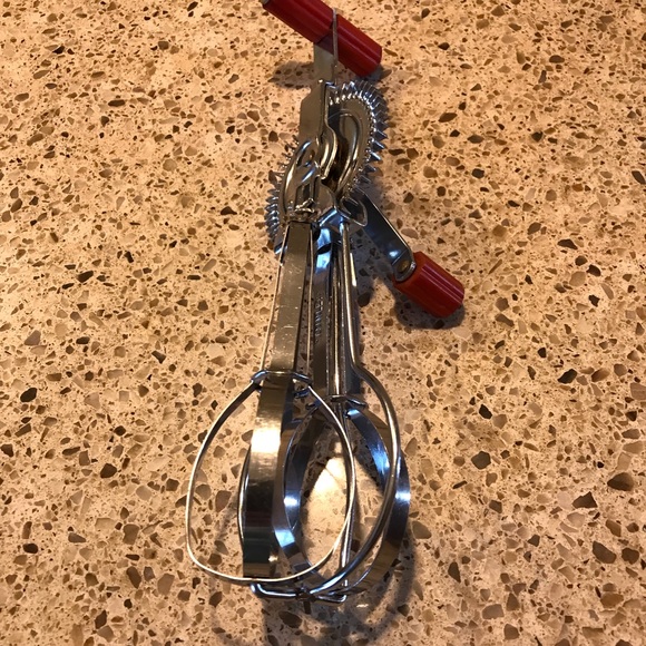 Kitchen Vintage Stainless Steel Manual Hand Mixer Poshmark